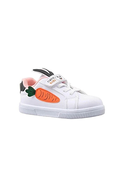 trender Nano Kids Bebe 1893 White Girl's Sneaker Bk06C1893