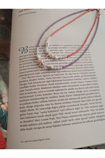 elbi bijuteri Mor, turuncu ikili deniz yıldızlı kolye
