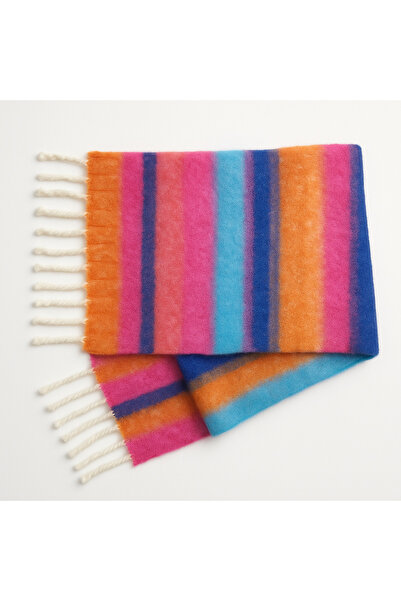 kuru Șal de iarnă de bază din acril cu textură moale pentru femei