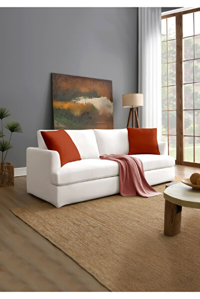 Monolisse Canvas 6-Piece Tile Liquid-Proof Stain-Resistant Throw Pillow Cover 45 X 45 cm