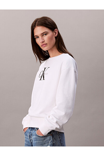 Calvin Klein Relaxed Monologue French Terry Sweatshirt