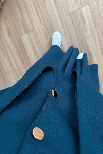 Ka Hijab Σετ Luna Modal με φούστα - Μπλε βενζίνη