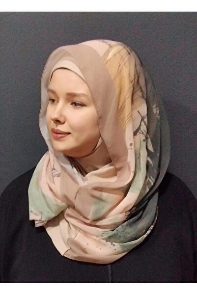 Differenza Nirvana Boneli Shawl - Patterned Beige Mink