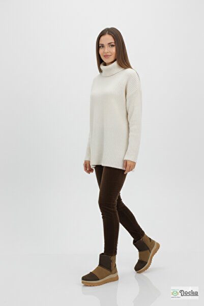 Mammamia Women's Genuine Leather Orthopedic Zippered Flat Thick Sole Sports Casual Boots M26/Kb4090