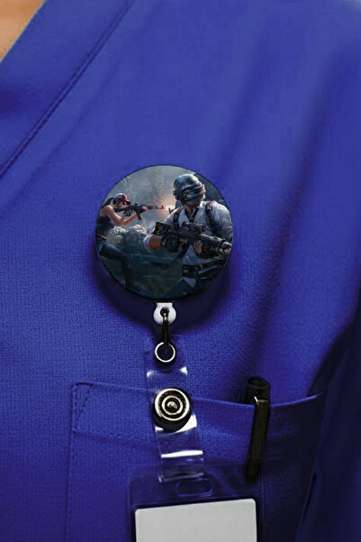 Ver-O Baskı Pubg Tasarım Yoyo Θήκη Κάρτας – Επεκτάσιμη Θήκη Κάρτας Ταυτότητας...