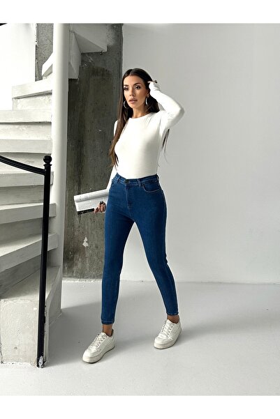 BLUE MARLIN High Waist Denim Tight Leg