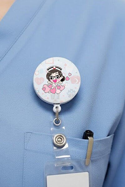 Ver-O Baskı Θήκη κάρτας Yoyo με σχέδιο Νοσοκόμας – Επεκτεινόμενη θήκη για κάρ...