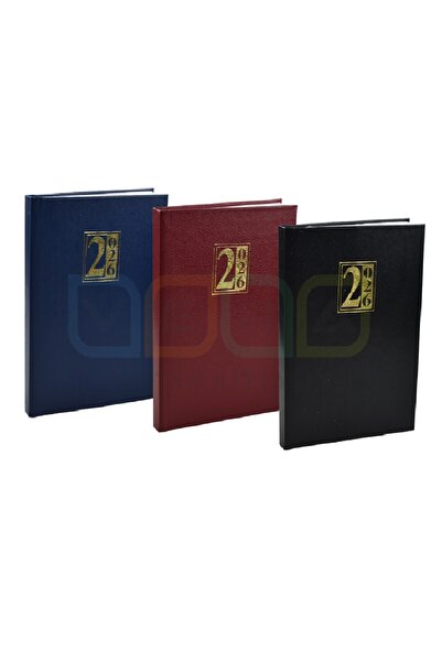 Siriderya Agenda 2026 14X20 Leather-Bound Agenda Planner Navy Blue