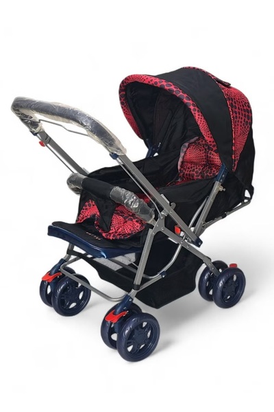 BabyCara Baby Stroller Reversible Handle with a Bag for Babies Accessories 0-3 Years