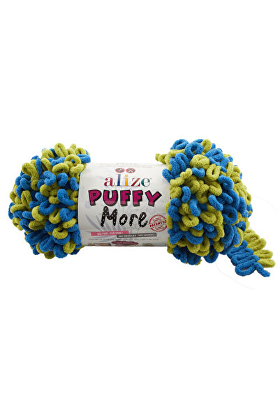 Alize 2 Pieces Puffy More Hand Knitting Yarn (2 X 150 Grams) 6544