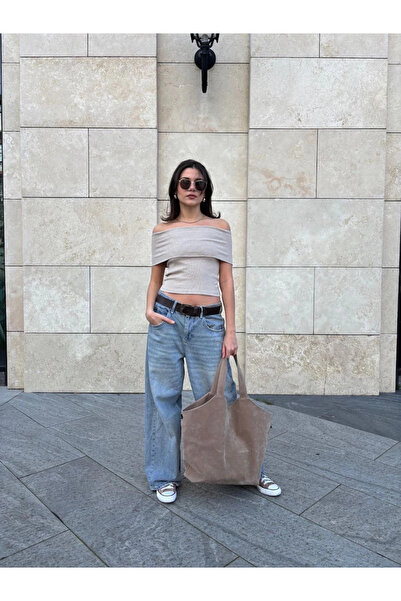 ZENGEZUR MALL MTXDPN Μπλούζα με λαιμόκοψη με μηδενικό μανίκι μπεζ (154225) (Μέγεθος: M)