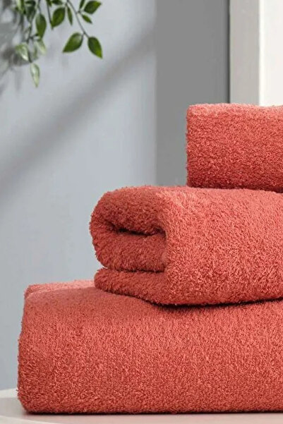 HRN Textile 3-Piece Cotton Ezgi Towel Set