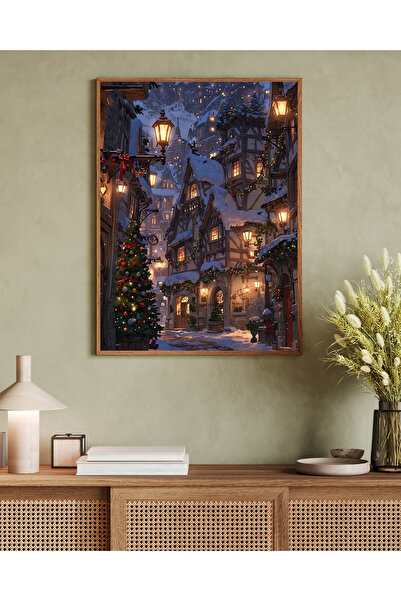 woodhomeworks Tek Parça Salon Ofis Dekor Tablo Vrynt