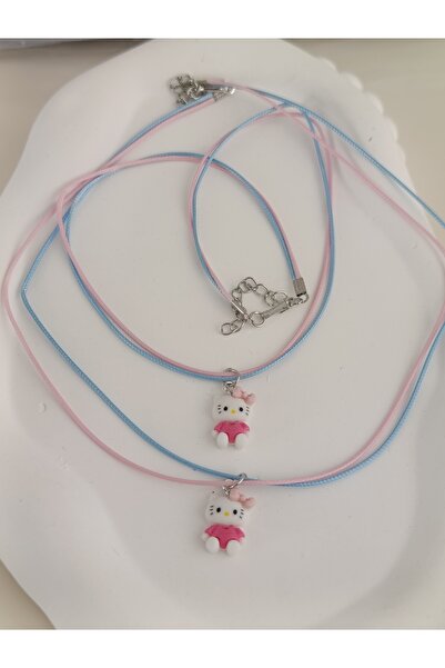 ELAS HOME Çocuk Hello Kitty Arkadaşlık Kolyesi