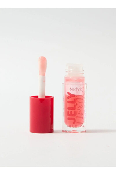 TECHNIC Jelly Lip Oil - Strawberry Split | Hydrating, Non-Sticky Lip Oil for Glossy, Nourished Lips