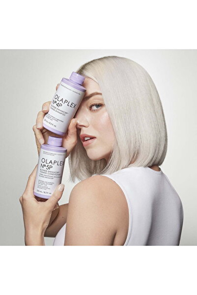 Olaplex Σετ τόνωσης Blonde Enhancer - Σαμπουάν 250ml + Conditioner 250ml