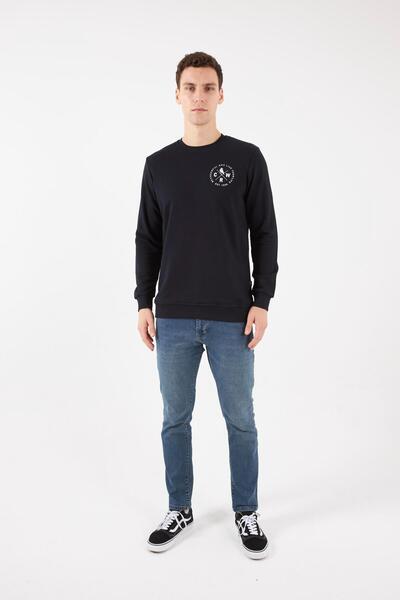 The Crow LIFE Чоловічий синій світшот