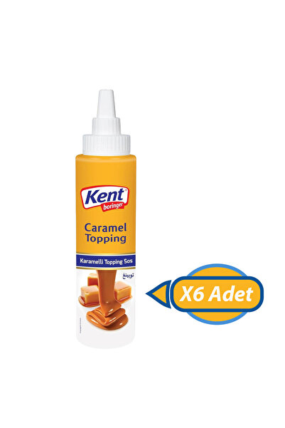 Kent Boringer Karamel Topping Sos 300g X 6 Adet