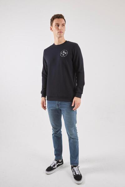 The Crow LIFE Чоловічий синій світшот