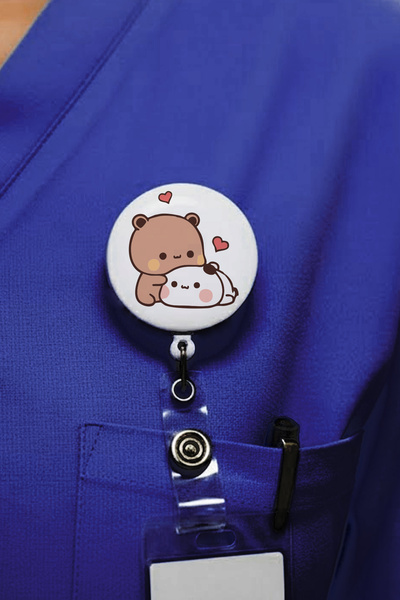 Ver-O Baskı Dudu Bubu 26 Design Yoyo Θήκη Κάρτας – Επεκτάσιμη Θήκη Ετικέτας Ο...