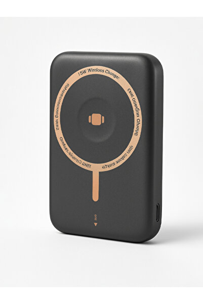 ERDİNEKS 5000mAh 15W MagSafe Destekli Samsung Redmi iPhone Uyumlu Powerbank 2...