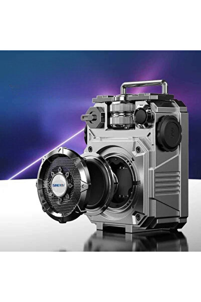 TREND Taşınabilir Bluetooth Hoparlör Mecha Tasarım Kablosuz, Şarjlı Masaüstü ...