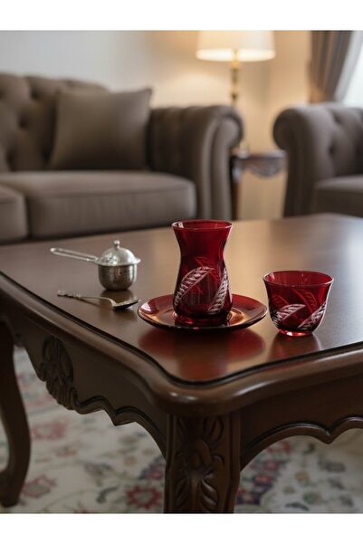 DECOSTYLE Colorful 18 Piece Tea Set