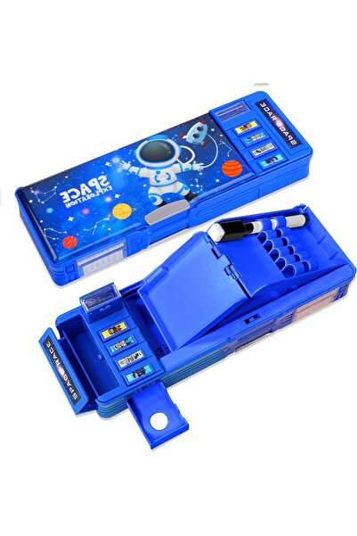 Generic Cute Pop Up Pencil Case Password Lock Sharpener Whiteboard Schedule Kids Gift