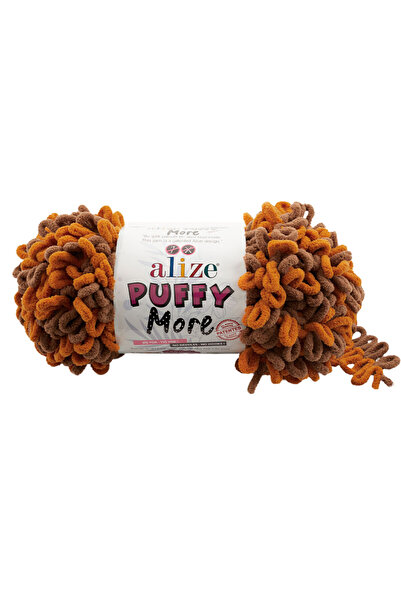 Alize 2 Pieces Puffy More Hand Knitting Yarn (2 X 150 Grams) 6562