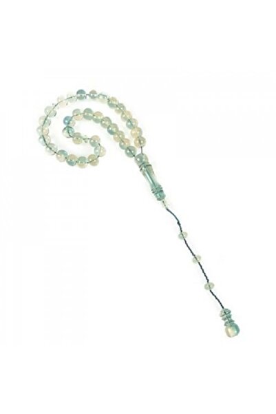 Eagal مسبحة شفافة من الباكليت المتداخل مع الحجر الطبيعي