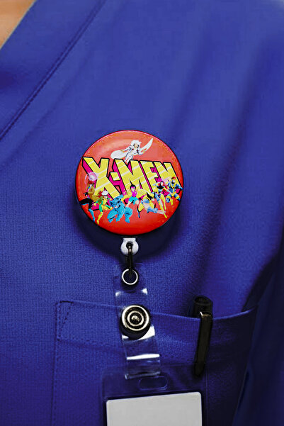 Ver-O Baskı X-Men Design Θήκη κάρτας Yoyo – Επεκτεινόμενη θήκη για κάρτα ταυτ...