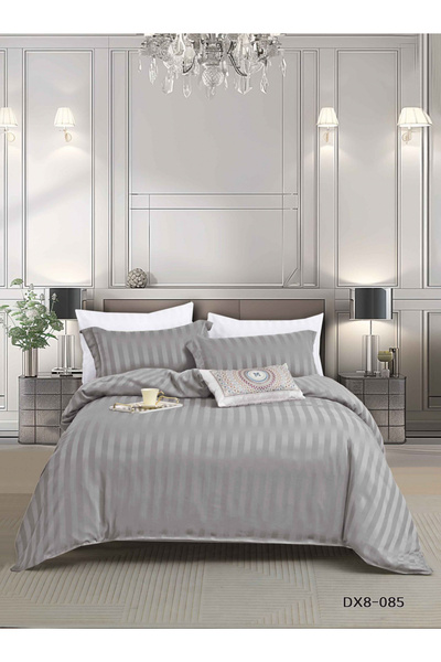 FIONNA.RO Damask Cotton Underwear 1 Person With Elastic - Gray