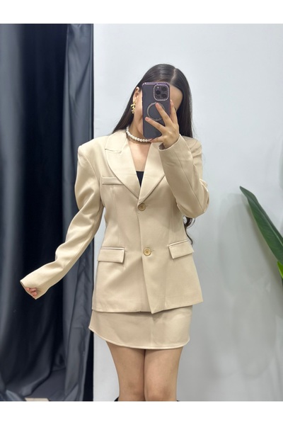 ROOM BUTİK ETEK BLAZER CEKET TAKIM