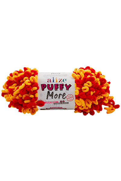 Alize 2 Pieces Puffy More Hand Knitting Yarn (2 X 150 Grams) 6630
