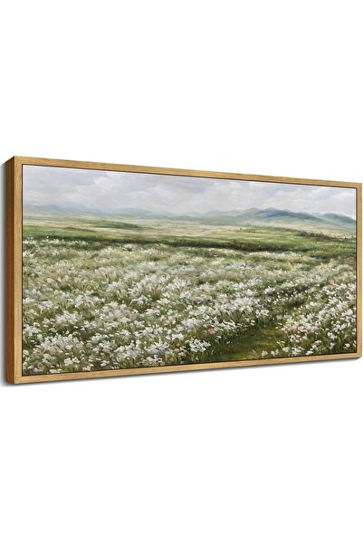 Emoda home Trove لوحة فنية جدارية لمرج بحر من الزهور البرية - منظر طبيعي زهري...