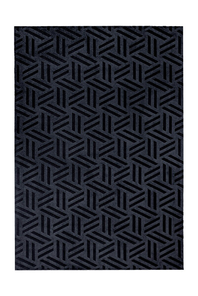 Koza Halı Pearl 51326E Siyah – Modern Desen, Yumuşak Dokulu 8 mm Diolen & Akrilik Halı