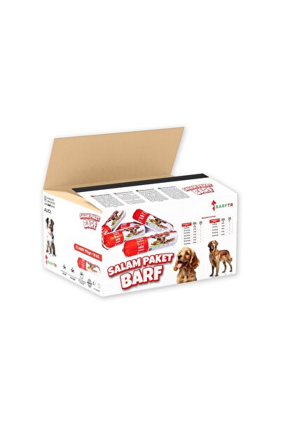 BARFTR Mix Barf 10 kg 770 GR Salam Paket Tekli Ambalajlarda Köpek Maması