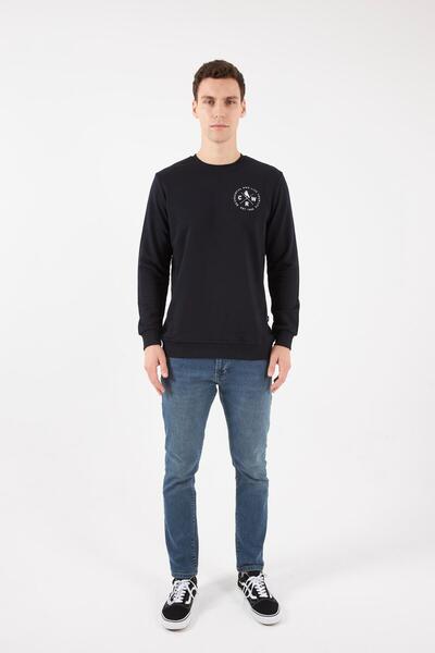 The Crow LIFE Чоловічий синій світшот