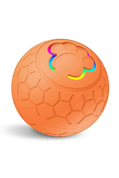 Genel Markalar Otomatik Şarjlı Köpek Kedi Oyuncağı Hareketli RGB Işıklı Zıplayan Akıllı Top Kedi Oyuncağı