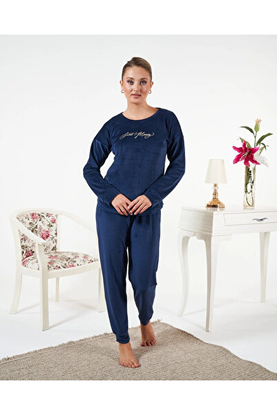 Estiva 25381 Long Sleeve Velvet Pajama Set