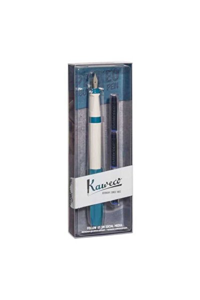 Kaweco Parkeo Dolma Kalem Set Krem/Turkuaz M Uç / 10002252
