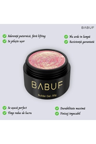 BABUF Mermaid Self-Leveling Construction Gel | Venus Ray | MBG 8 | 50 g