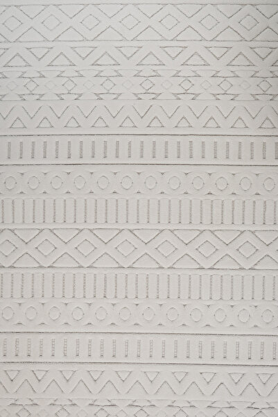 Kupon Halı Krem Sisal Bukle Dokuma Makine Halısı Saçaklı Salon Oturma Çocuk Odası Yolluk Dokuma Makine Halısı