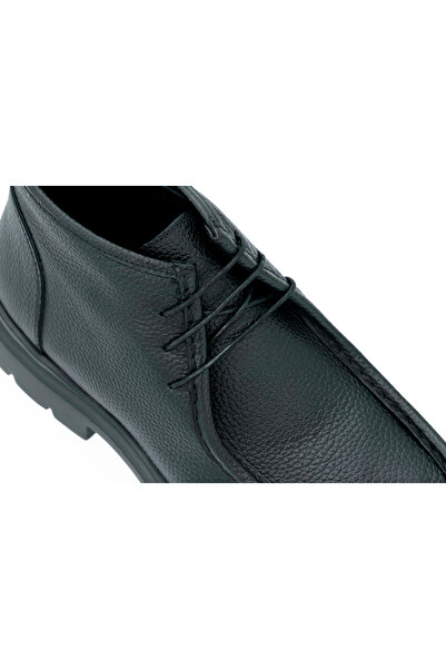 Tuna Genuine Leather Rubber Sole Lace-Up Men's Boots - B4405