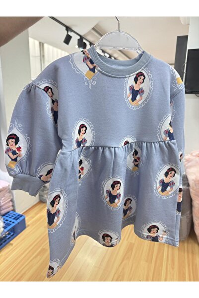 Pink Hippo Kids Rochie hanorac cu mânecă lungă imprimată pentru fete