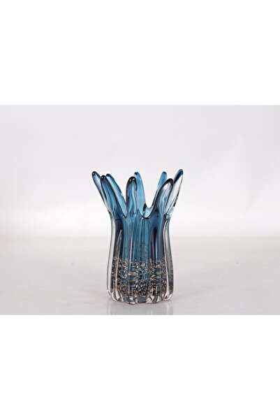 LAMEDORE FINGERS BLUE LARGE GLASS CORAL 19X19X26 CM
