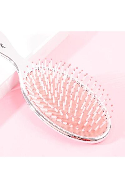 minigood Hair Comb - Silver Pink