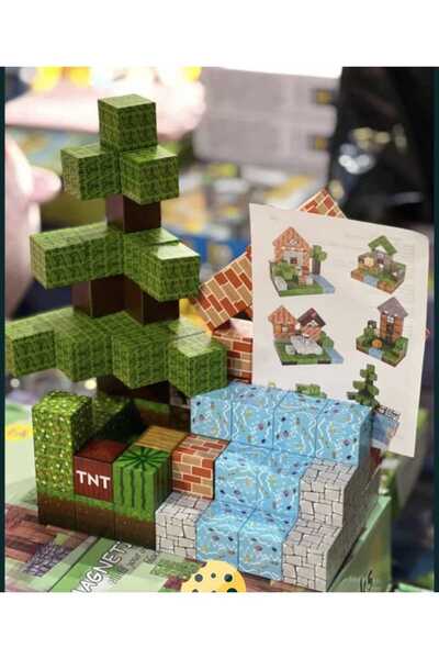 OEM Minecraft Style Magnetic Cubes (48 Pcs)