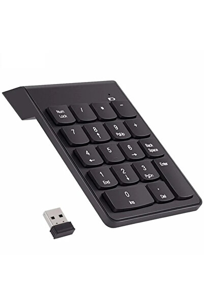 Genel Markalar 2.4G Kablosuz Sayısal Numpad - Laptop & PC Uyumlu Nümerik Klavye