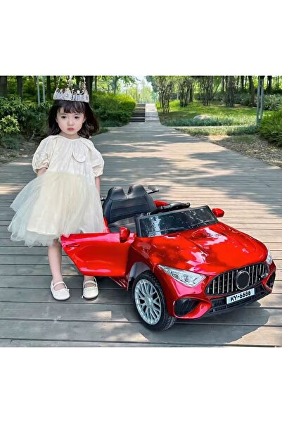 Generic Electric four-wheel kids car with remote control - off-road plastic ride-on